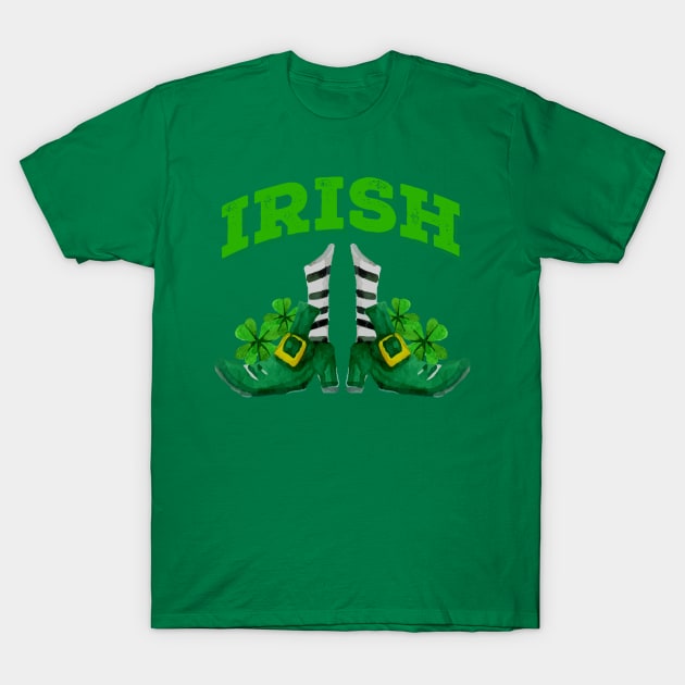 Irish Shoes Stockings T-Shirt by letnothingstopyou